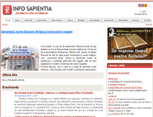 Tablet Screenshot of infosapientia.ro